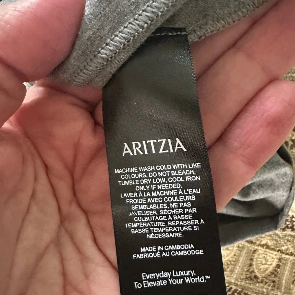 NWT Aritzia The Group Mend Tank - Heather Dark Grey Size M - Picture 9 of 12